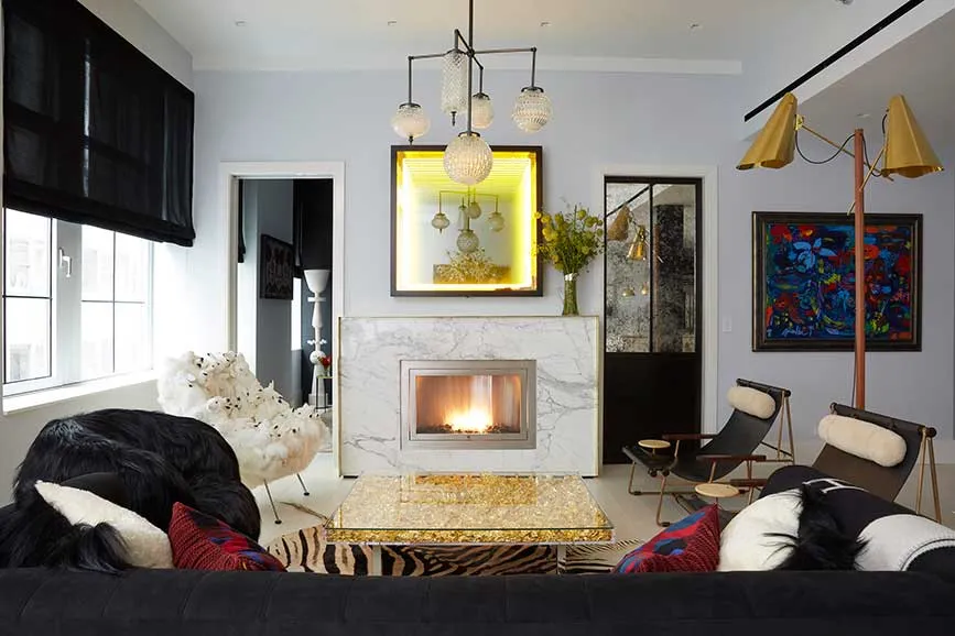 Funky & Chic in New York – Apartment Design by Fawn Galli | Velvet ...